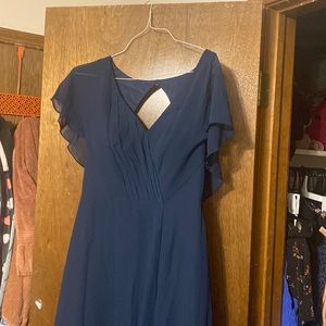 Navy blue formal dress